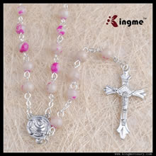 Glass beads rosary